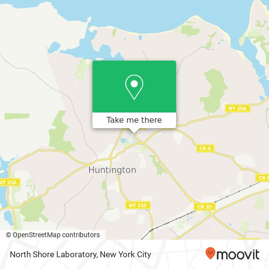 North Shore Laboratory map