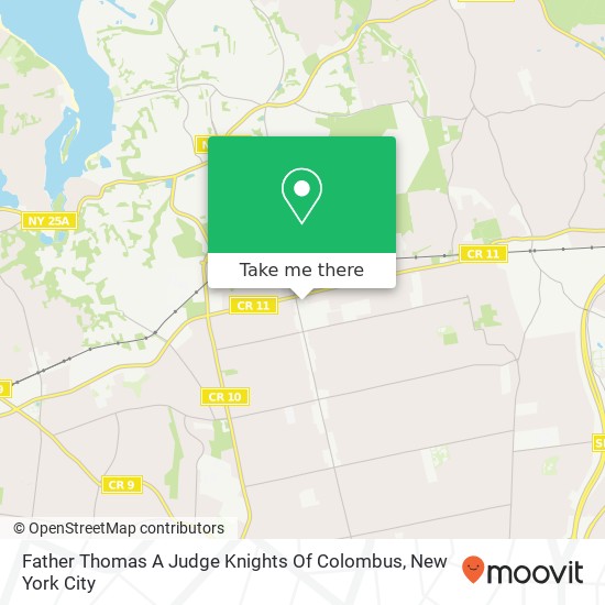 Mapa de Father Thomas A Judge Knights Of Colombus