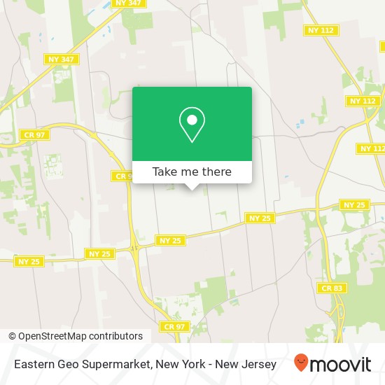 Eastern Geo Supermarket map