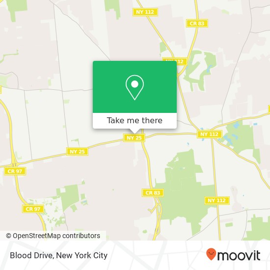 Blood Drive map