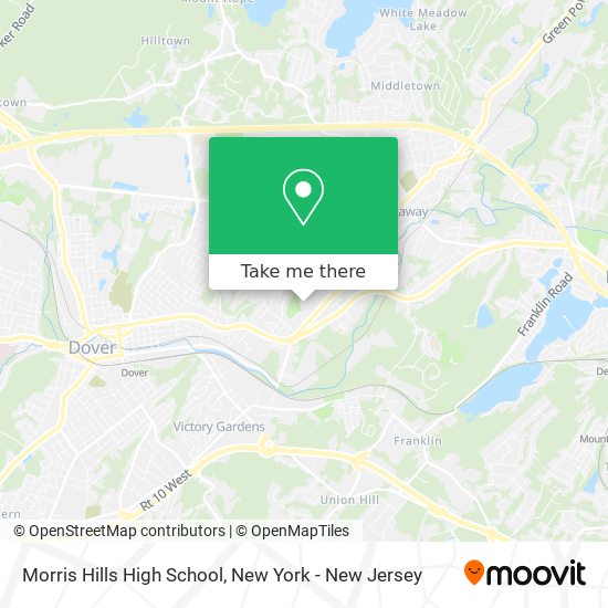 Morris Hills High School map