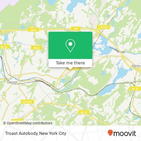 Troast Autobody map