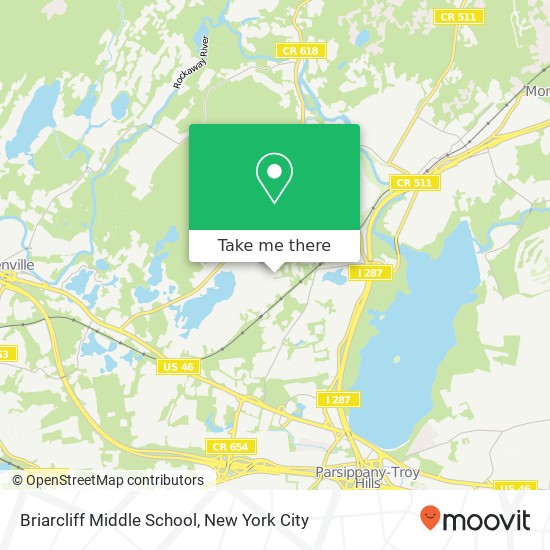 Briarcliff Middle School map