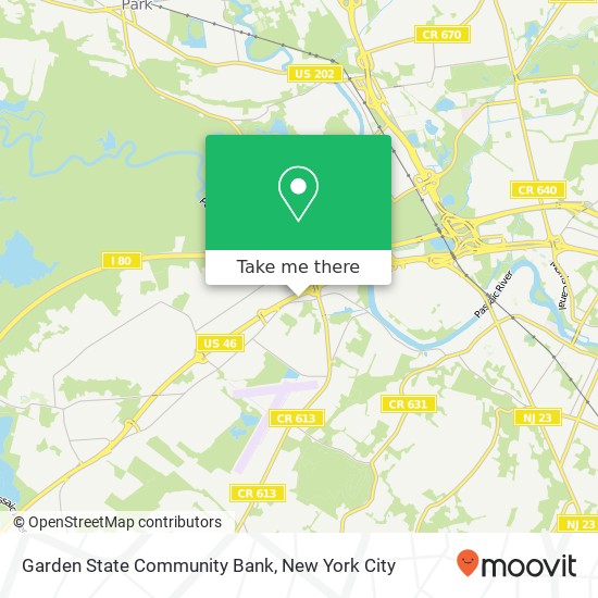 Garden State Community Bank map