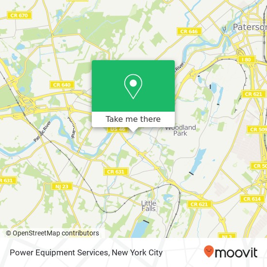 Mapa de Power Equipment Services