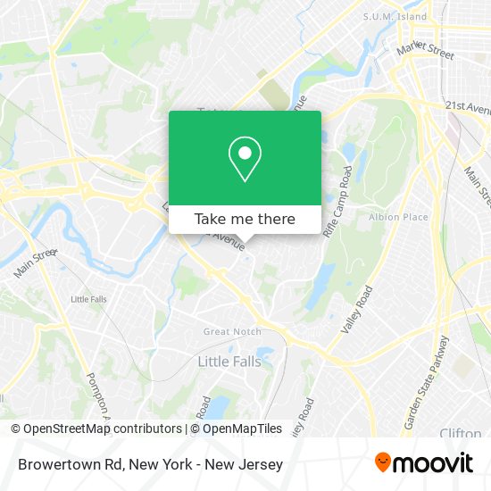 Browertown Rd map