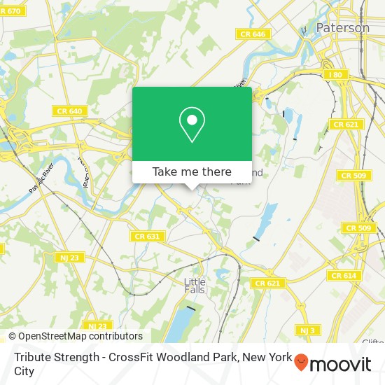 Mapa de Tribute Strength - CrossFit Woodland Park
