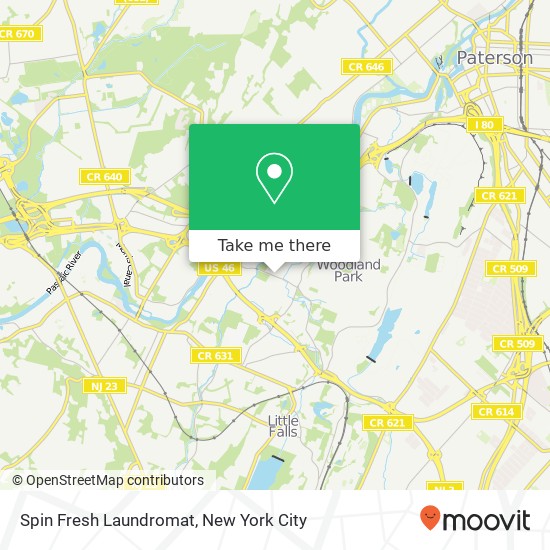 Spin Fresh Laundromat map