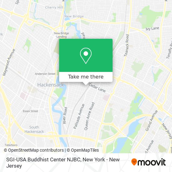 Mapa de SGI-USA Buddhist Center NJBC
