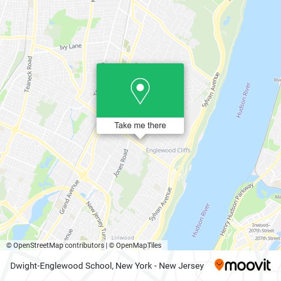Dwight-Englewood School map