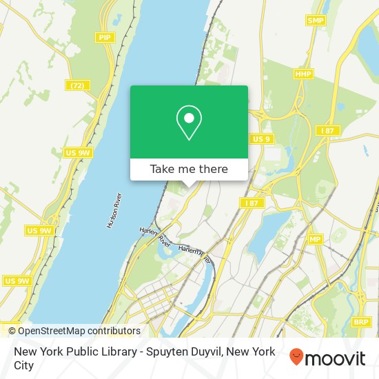 New York Public Library - Spuyten Duyvil map