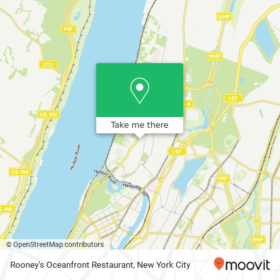 Rooney's Oceanfront Restaurant map