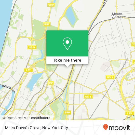 Mapa de Miles Davis's Grave