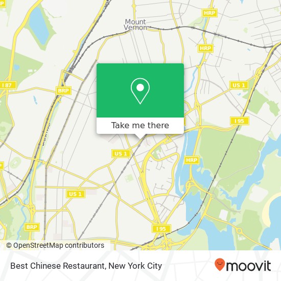 Mapa de Best Chinese Restaurant