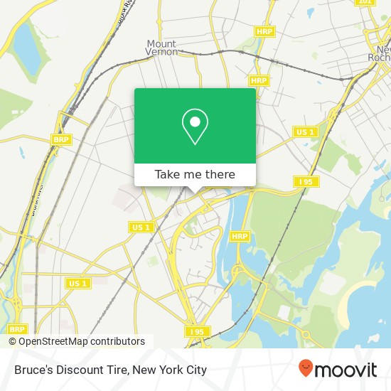 Bruce's Discount Tire map