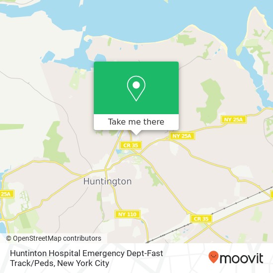 Mapa de Huntinton Hospital Emergency Dept-Fast Track / Peds