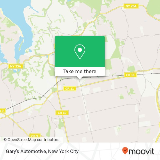 Mapa de Gary's Automotive