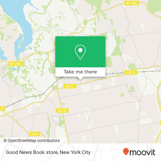 Mapa de Good News Book store