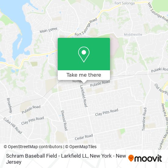 Schram Baseball Field - Larkfield LL map