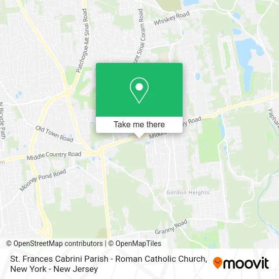 St. Frances Cabrini Parish - Roman Catholic Church map