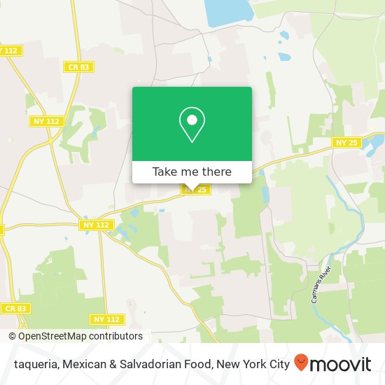 Mapa de taqueria, Mexican & Salvadorian Food