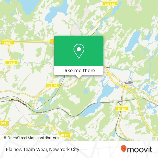 Elaine's Team Wear map