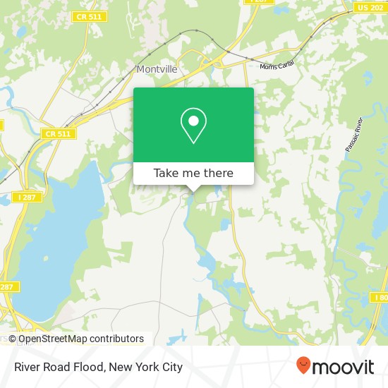 River Road Flood map