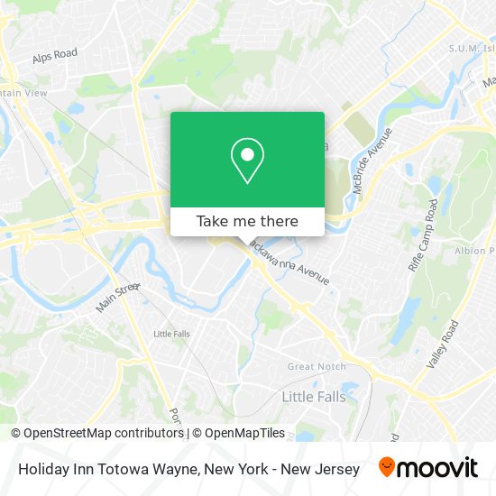 Mapa de Holiday Inn Totowa Wayne