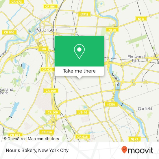Mapa de Nouris Bakery