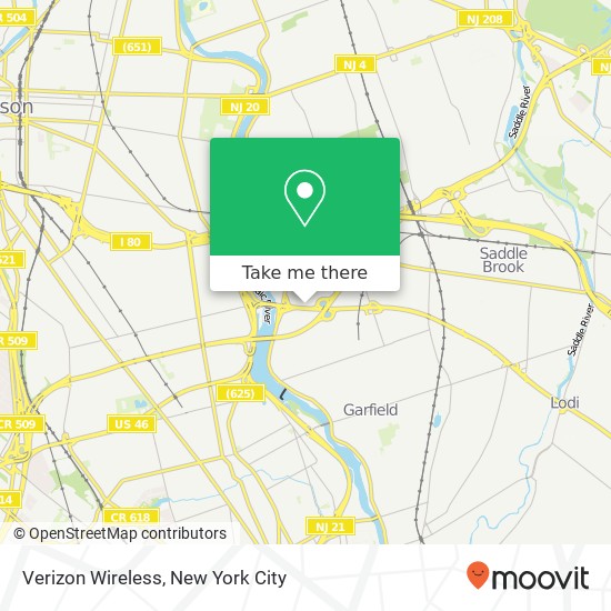 Verizon Wireless map