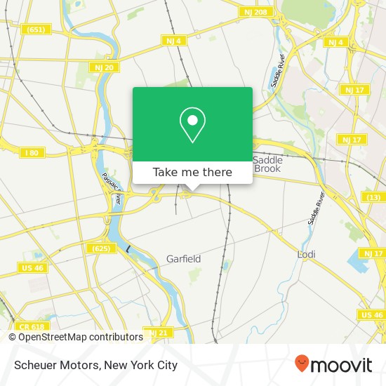 Scheuer Motors map