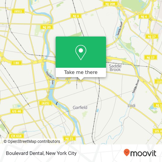 Mapa de Boulevard Dental