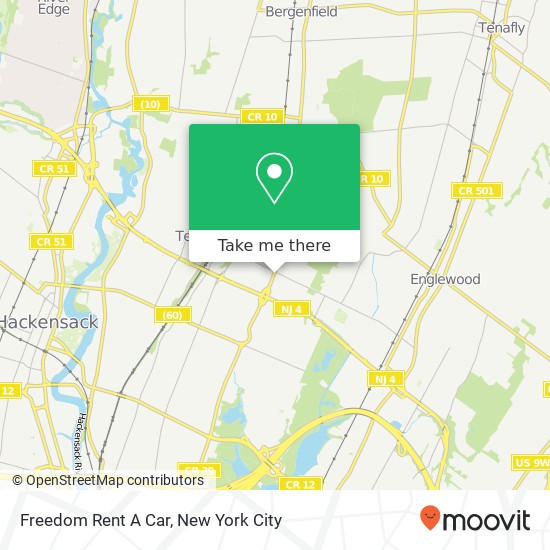 Mapa de Freedom Rent A Car