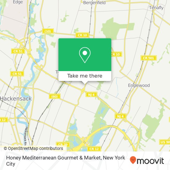 Mapa de Honey Mediterranean Gourmet & Market