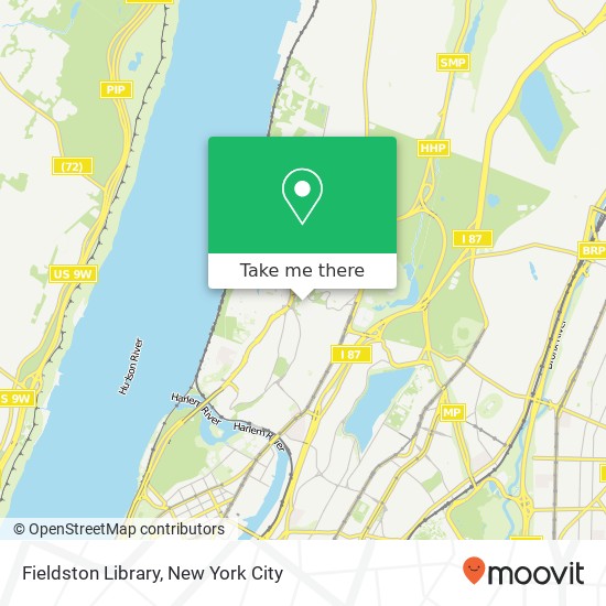 Fieldston Library map