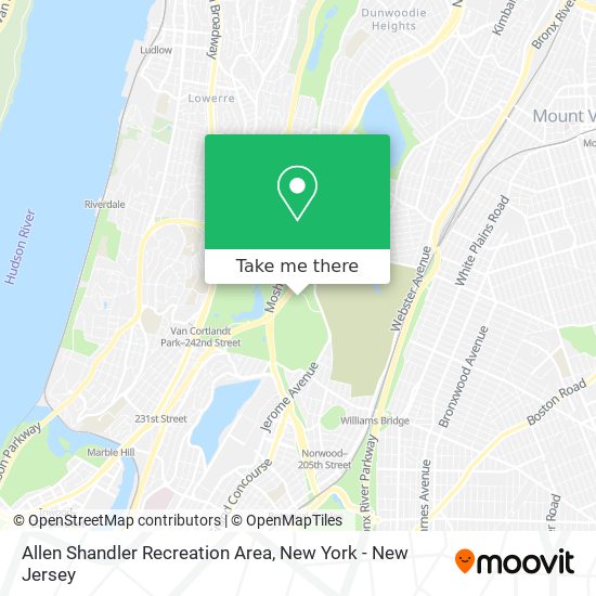Allen Shandler Recreation Area map