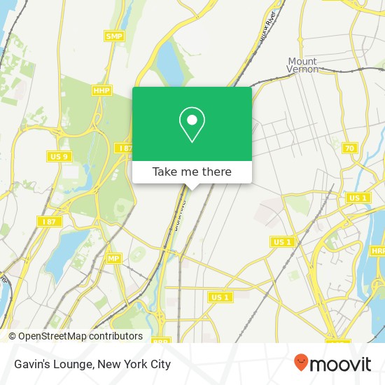 Mapa de Gavin's Lounge