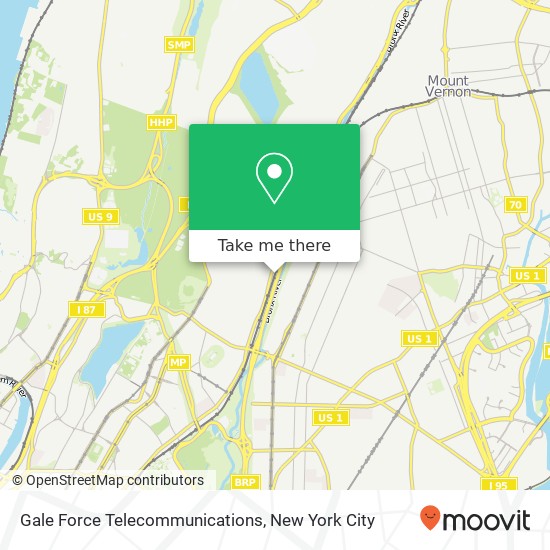 Mapa de Gale Force Telecommunications