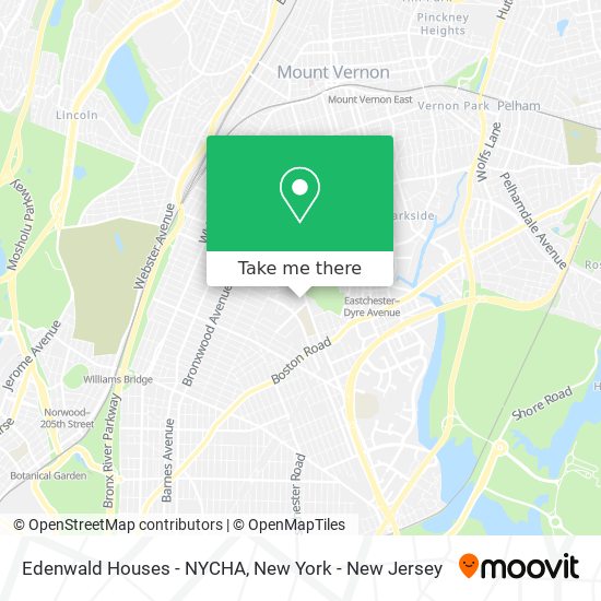 Mapa de Edenwald Houses - NYCHA