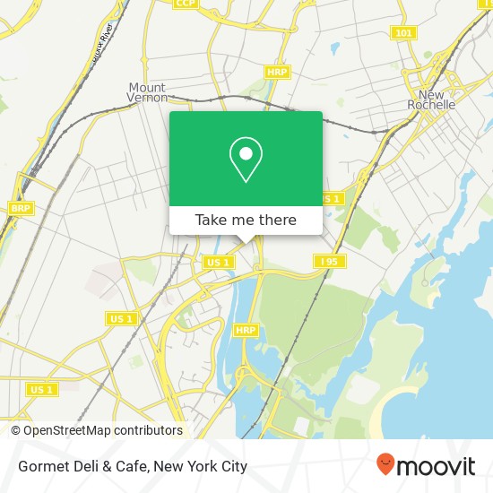 Gormet Deli & Cafe map