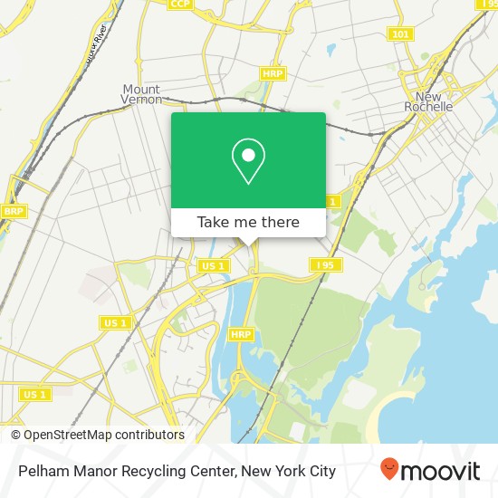 Pelham Manor Recycling Center map