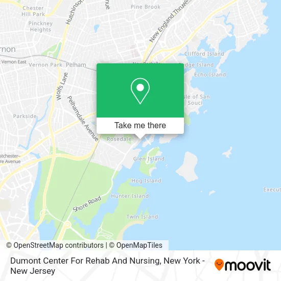 Dumont Center For Rehab And Nursing map