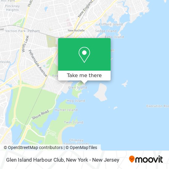 Glen Island Harbour Club map
