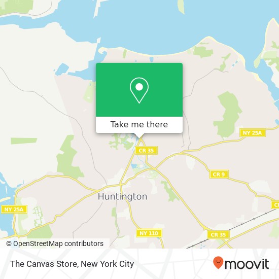 The Canvas Store map