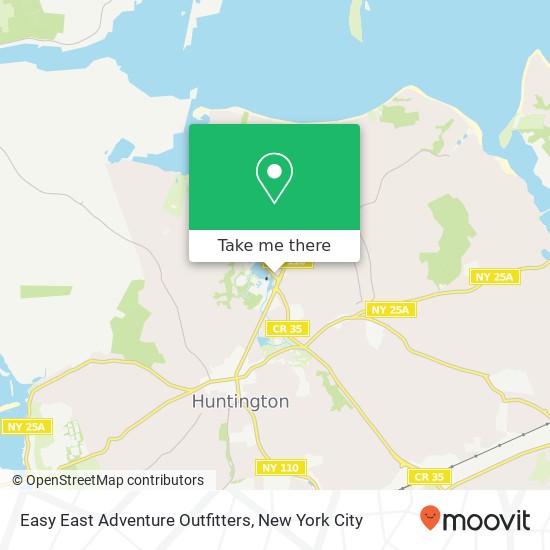 Easy East Adventure Outfitters map