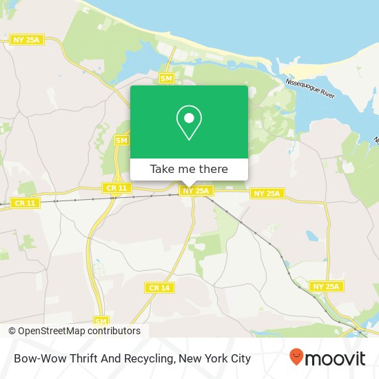 Mapa de Bow-Wow Thrift And Recycling