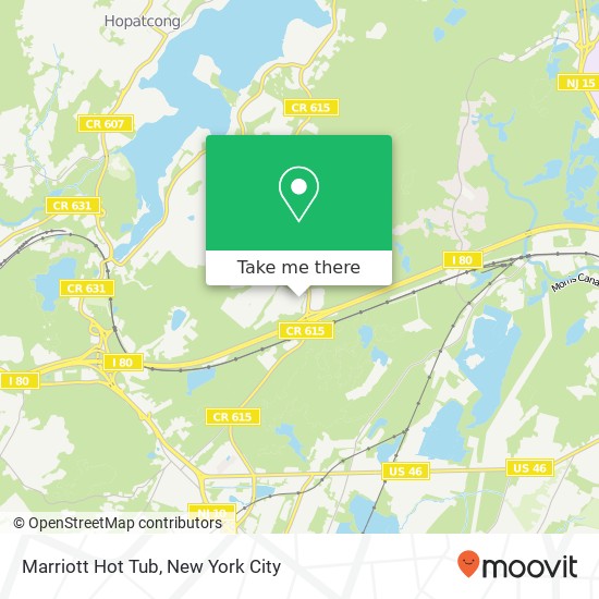 Mapa de Marriott Hot Tub