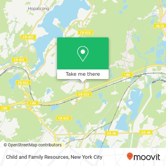 Child and Family Resources map
