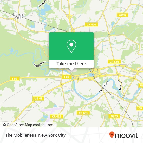 Mapa de The Mobileness