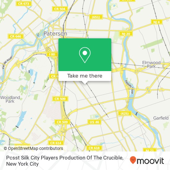 Mapa de Pcsst Silk City Players Production Of The Crucible